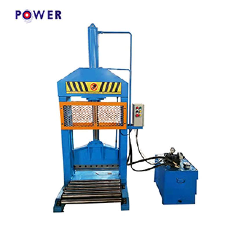 the Hydraulic Rubber Cutting Machine